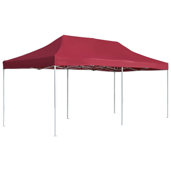 Professional Folding Party Tent Aluminium 6x3 m Wine Red Partyzelt ...