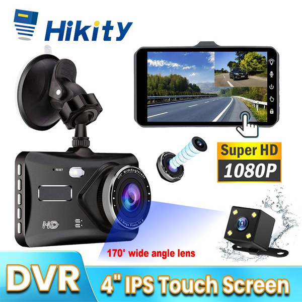 Caméra De Dashcam 4 Canaux Hikity - 360°, 1080P Avant, Enregistrement En Boucle, G-sensor, Carte SD 64 Go Incluse