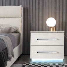 bedsidecabinet, Storage, led, lights