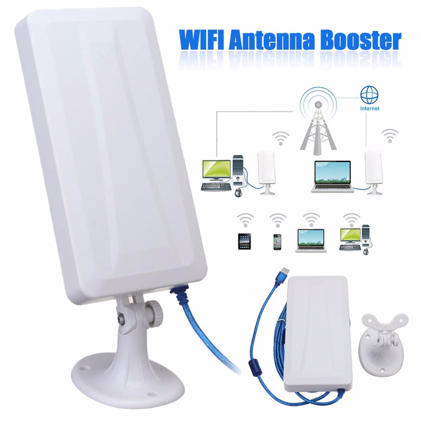 Hej Indica Rindende Long Range WiFi Extender Wireless Outdoor Router Repeater WLAN Antenna  Booster White | Wish