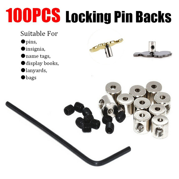 Locking Pin Backs, Badge Holders