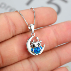 cute, Jewelry, Chain, Owl