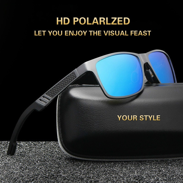 Men Aluminum Polarized Sunglasses Outdoor Driving Sports Fashion Eyewear New 