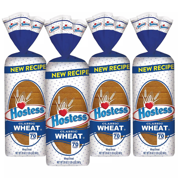 Hostess Classic Wheat Bread (4 loaves, 20 oz.) Wish