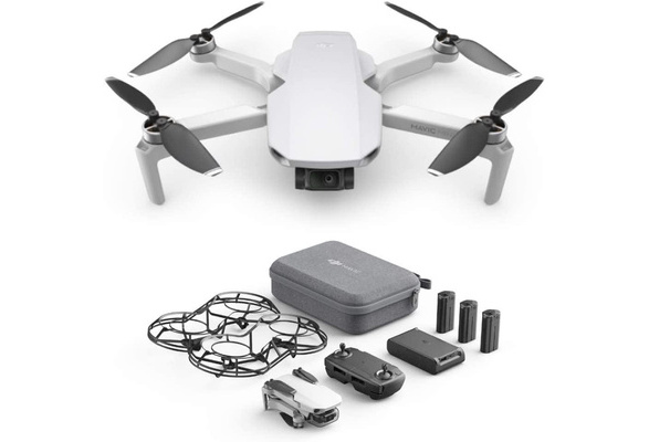 DJI Mavic Mini Combo Ultralight and Portable Drone 30 Min. Flight Time Transmission 2 Km 3 Axis Gimbal 12MP Video HD 2 7K 3 Batteries Remote Controller Intelligent Flight Battery Wish