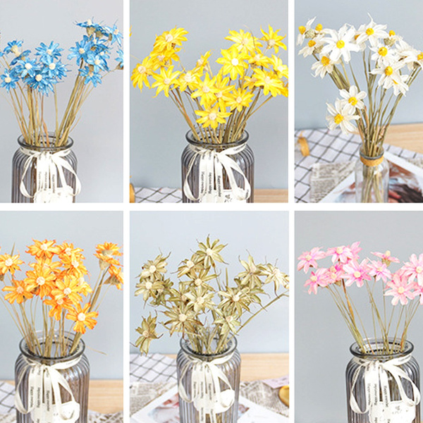 Home Decoration Natural Material Plant Stems Dried Flowers Bouquets Real Flower 