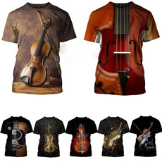 Funny, Fashion, Musical Instruments, Shirt