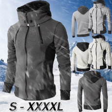 Fashion, Winter, hoodedjacket, zipperjacket