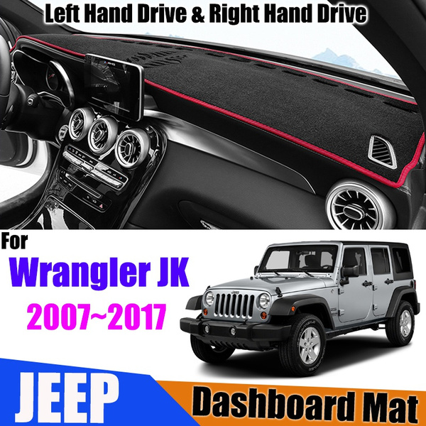 For Jeep Wrangler JK 2007~2017 Anti-Slip Mat Dashboard Cover Pad Sunshade  Dashmat Accessories | Wish