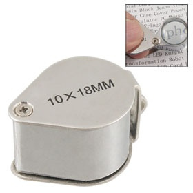 10X Jewelers Loupe Magnifier Foldable Pocket Magnifying-Glass