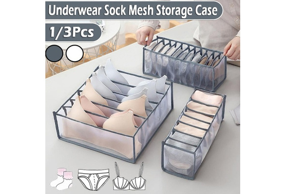 Underwear Bra Socks Panty Storage Boxes Cabinet Organizers Wardrobe Closet  Home Organization Drawer Divider Dormitory Save Space