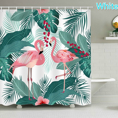 Decorative, Shower, Polyester, flamingo