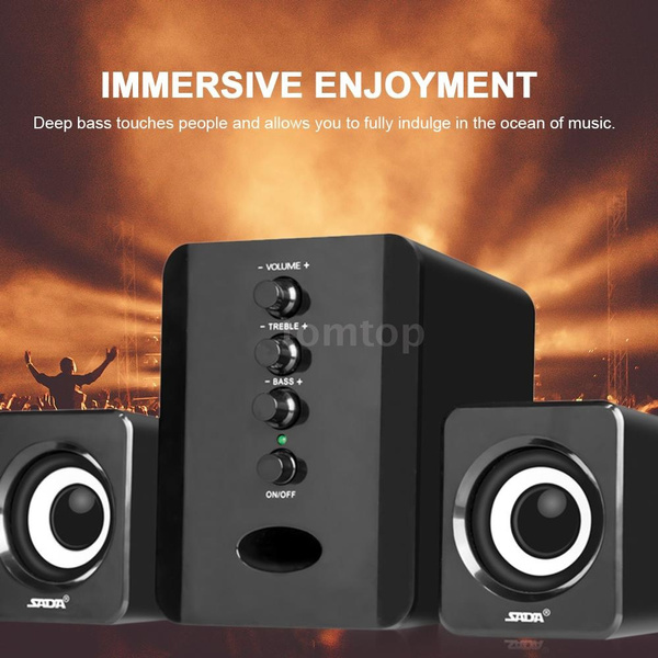 SADA D202 USB Wired Combination Speakers Computer Speakers Bass Stereo