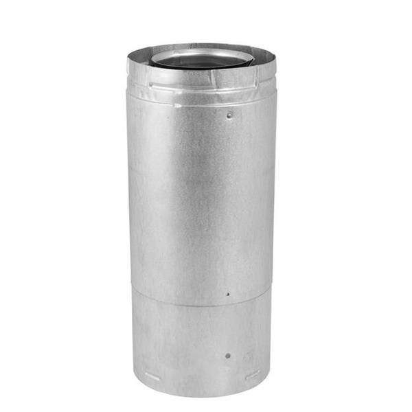 Dura Vent 46DVA24TA 4 x 6 in. DirectVent Pro Galvanized Direct Vent Pipe for Gas Fireplaces