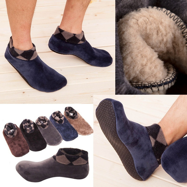 mens thermal boot slippers