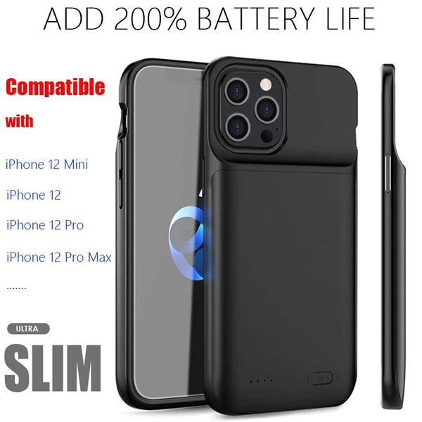 Slim Battery Case Portable Protective Extended Charger Cover