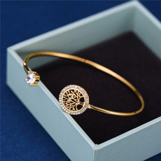 Jewelry, gold, Tree, Bracelet