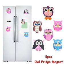 Owl, siliconemagneticsticker, fridgedecoration, Silicone