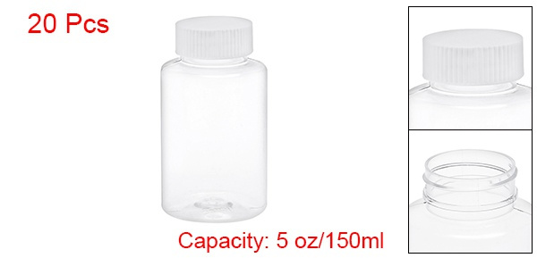  Mobestech 5pcs Reagent Plastic Bottle Sealable