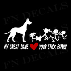 Car Sticker, greatdane, Home Decor, Family