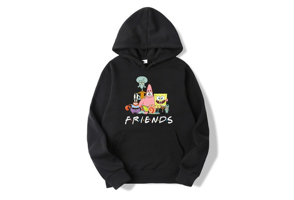 New Fashion Womens Mens SpongeBob SquarePants Patrick Friends Printing Hoodies Sweatshirts Unisex Cool Hooded Streetwear Hoody