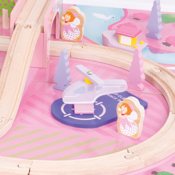 bigjigs magical train set and table