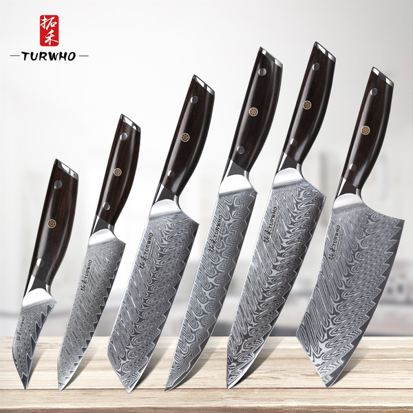 Professional Japanese 67 Layers Damascus Steel Kitchen Knife Set