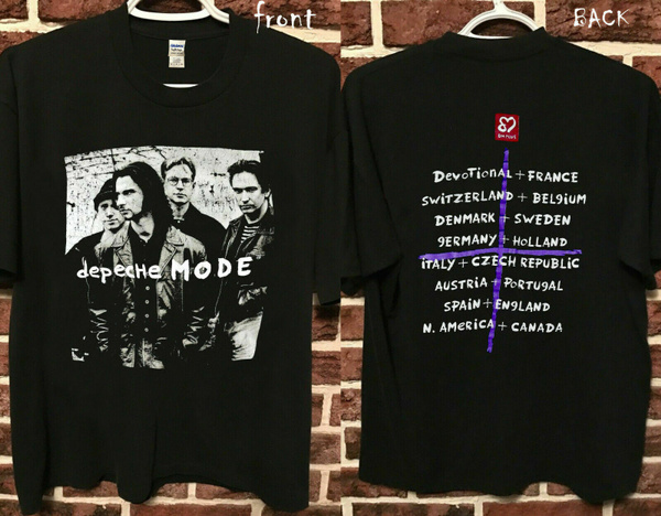 vintage 1993 Depeche Mode Devotional Tour Shirt reprint new