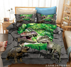 case, bedclothe, printed, Dinosaur