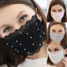 Outdoor, dustmask, sequinmask, Lace