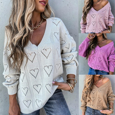Fashion, Winter, Sweaters, Loose