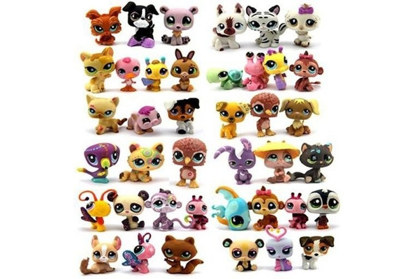  Pack of 20 PCS Littlest Pet Shop Figures Random Styles