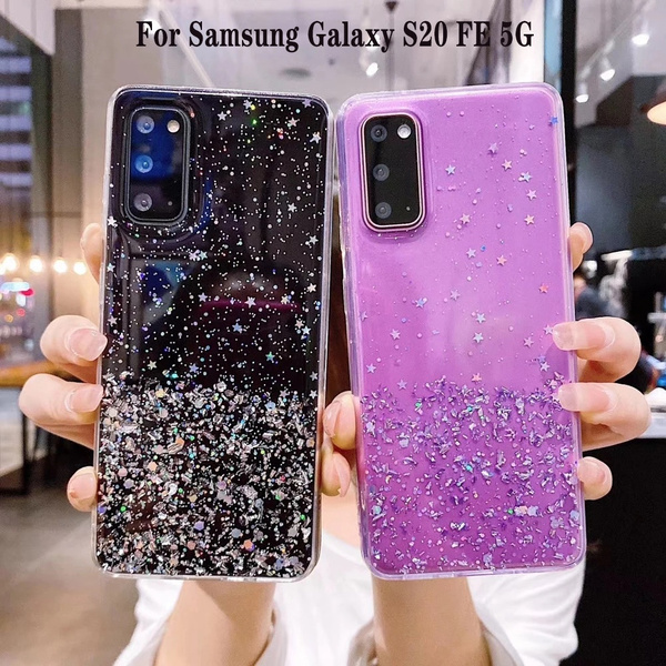 For Samsung Galaxy S20 FE 5G Case New Luxury Glitter Star Clear