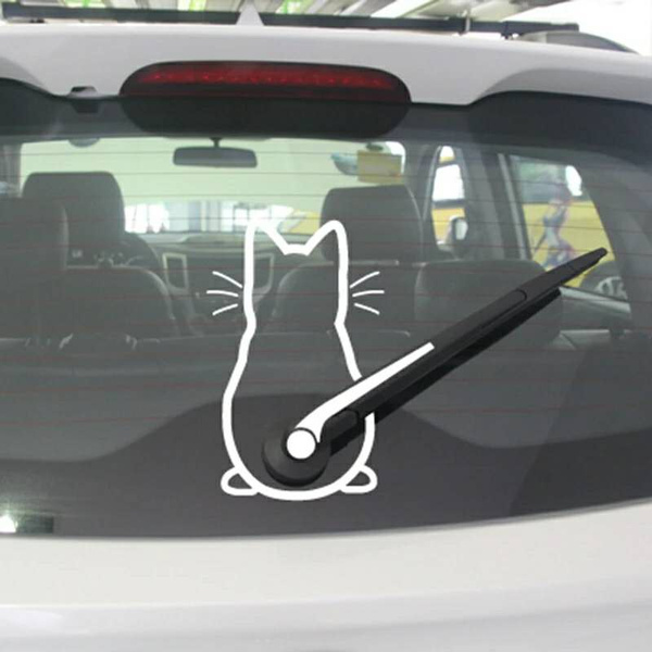 Funny Cat Car Sticker Car Body Window Rear Glass Auto Decoration Car Styling Stickers And Decals