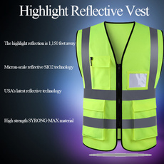 Vest, reflectivevestcostco, zippers, highlightedreflectivevest