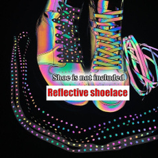 Sneakers, Holographic, Star, luminousshoelace