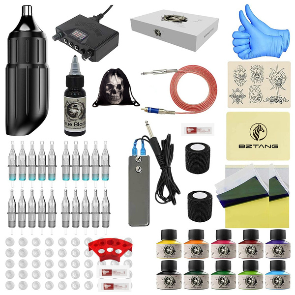 BZTANG Wormhole Tattoo Pen Kit, Cartridge Tattoo Machine Kit for