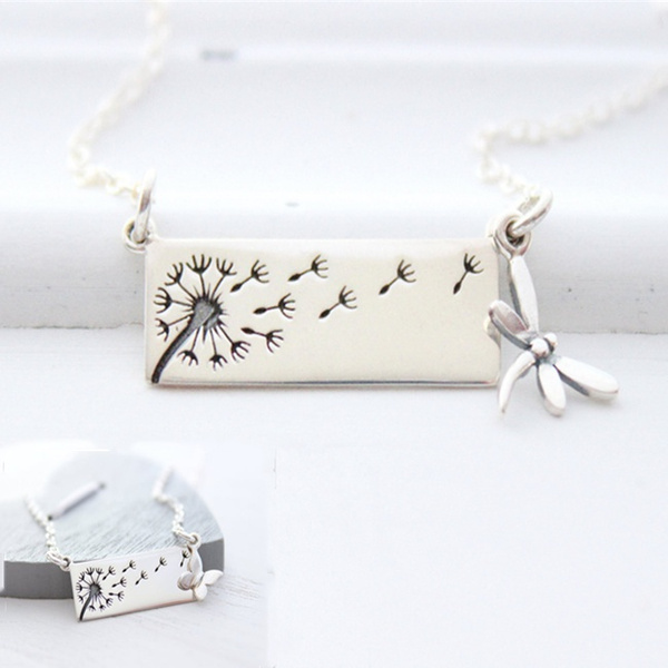 925 Pure Silver Dandelion Charm 