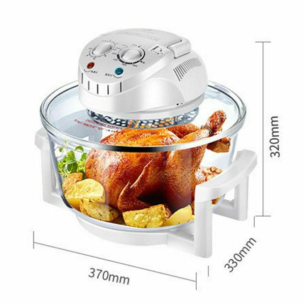 110V 60HZ 17L Electric Turbo Air Fryer Convection Oven 360 ° Vertical