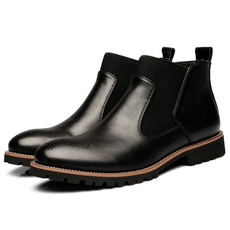 ankle boots, chelseabootsformen, leather shoes, leather