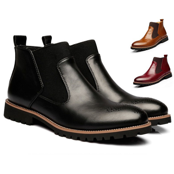 Mens pointed best sale ankle boots