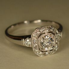 White Gold, DIAMOND, art, wedding ring