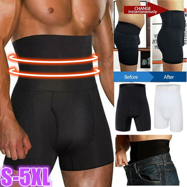 Men Shapewear Tummy Control Shorts High Waist Slimming Underwear Seamless  Body S