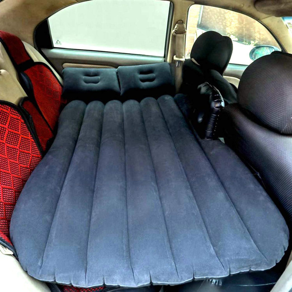 Inflatable Car Air Mattress Car Inflatable Bed with Back Seat Pump Portable Travel,Camping,Vacation,Flitaing Bed,Floating Bed,Sleeping Blow-Up Bed Pad fits SUV,Truck,Minivan 