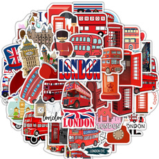 Car Sticker, suitcasesticker, Stickers, British
