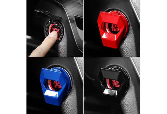Wangsales® RED Car Engine Start Stop Switch Lambo Style Button Cover  Decorative Auto Accessories Push