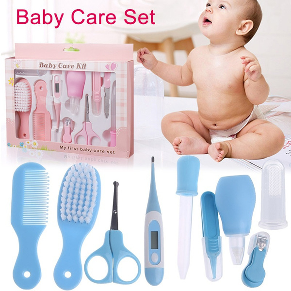 Baby Nail Kit，Manicure Care Set,4-in-1 Baby Nail Care Set with Tumbler  Protective Sleeve，Baby Nail Clipper, Scissor, Nail File，Pedicure kit,Safe  for Newborn, Infant & Toddler(Blue) : Amazon.in: Baby Products