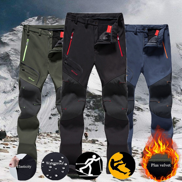 Buy Ancient Star Men's Sherpa Fleece Lined Pants Winter Insulated Thick  Sweatpants Outdoor Heavyweight Hiking Trousers Online at desertcartINDIA