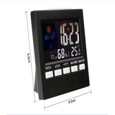 lcd, Weather, Colorful, Led Clock
