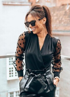 blouse, Women's Fashion, meshtop, Shirt